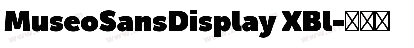 MuseoSansDisplay XBl字体转换